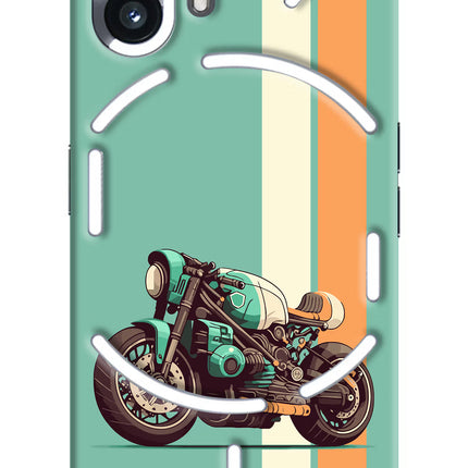 Striped Moto Drift Nothing Phone 2 Hard Case Back Cover by Casekaro