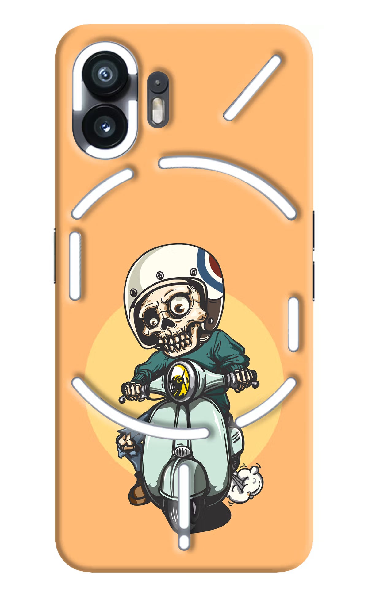 Undead Biker Nothing Phone 2 Hard Case Back Cover by Casekaro