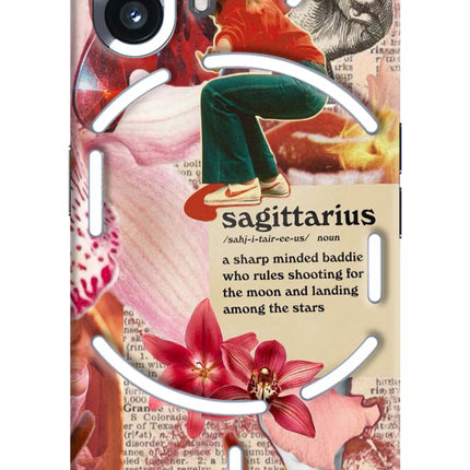 Sagittarius Zodiac Nothing Phone 2 Hard Case Back Cover by Casekaro