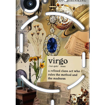 Virgo Zodiac Nothing Phone 2 Hard Case Back Cover by Casekaro