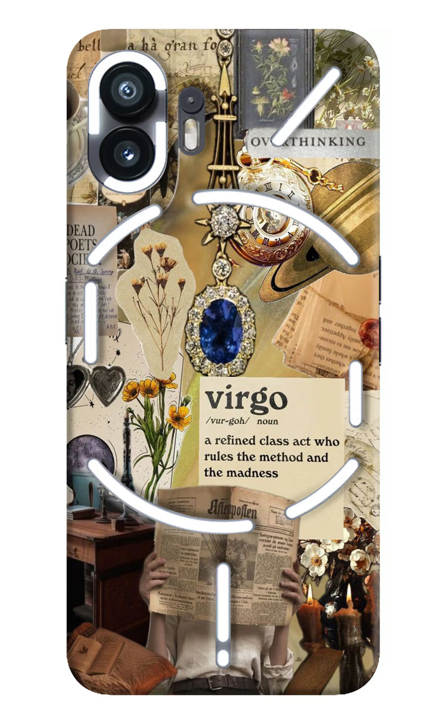 Virgo Zodiac Nothing Phone 2 Back Cover, Hard case