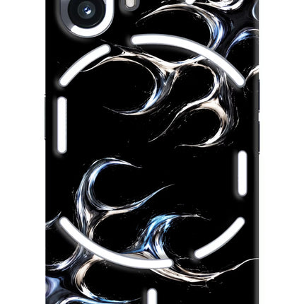 Chrome Tribal Nothing Phone 2 Hard Case Back Cover by Casekaro
