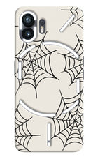 Spider Web Nothing Phone 2 Hard Case Back Cover by Casekaro