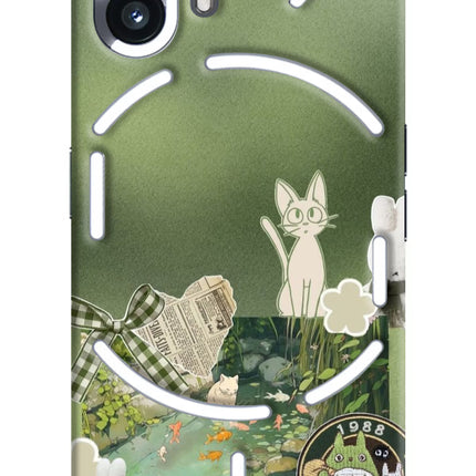 Aesthetic anime Nothing Phone 2 Hard Case Back Cover by Casekaro