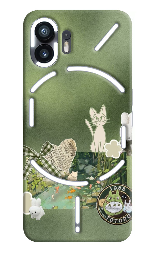 Aesthetic anime Nothing Phone 2 Hard Case Back Cover by Casekaro