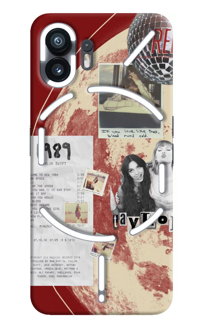 Taylor Swift Nothing Phone 2 Hard Case Back Cover by Casekaro