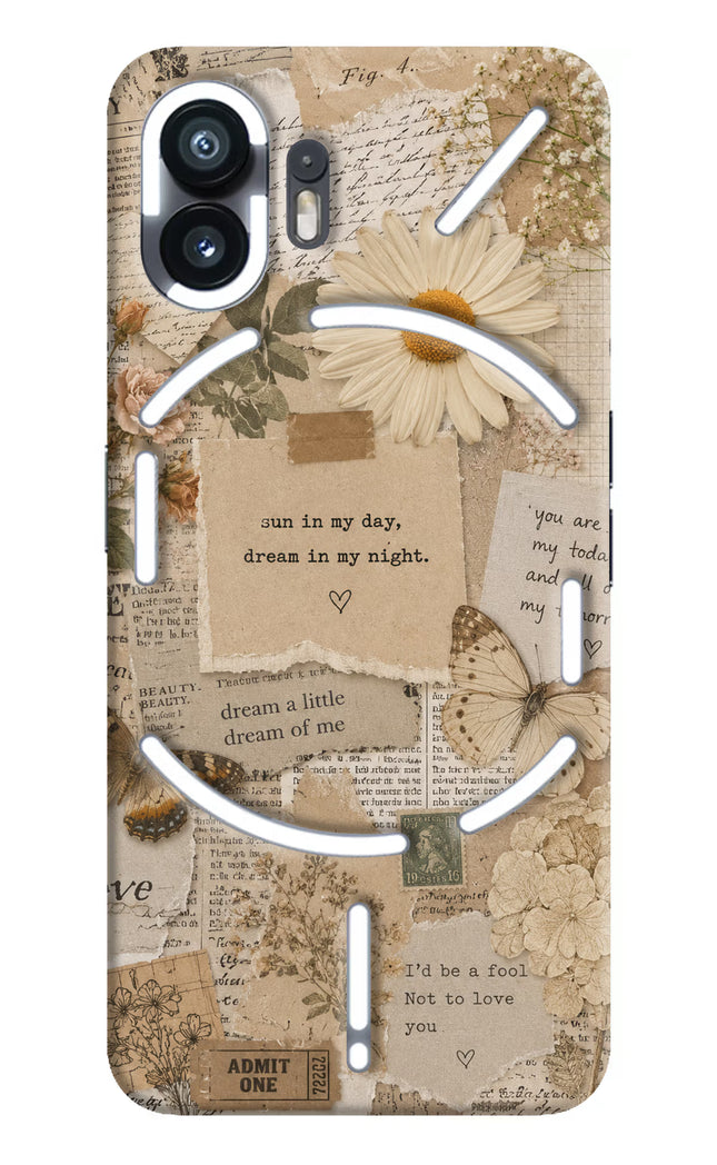 Vintage case Nothing Phone 2 Hard Case Back Cover by Casekaro