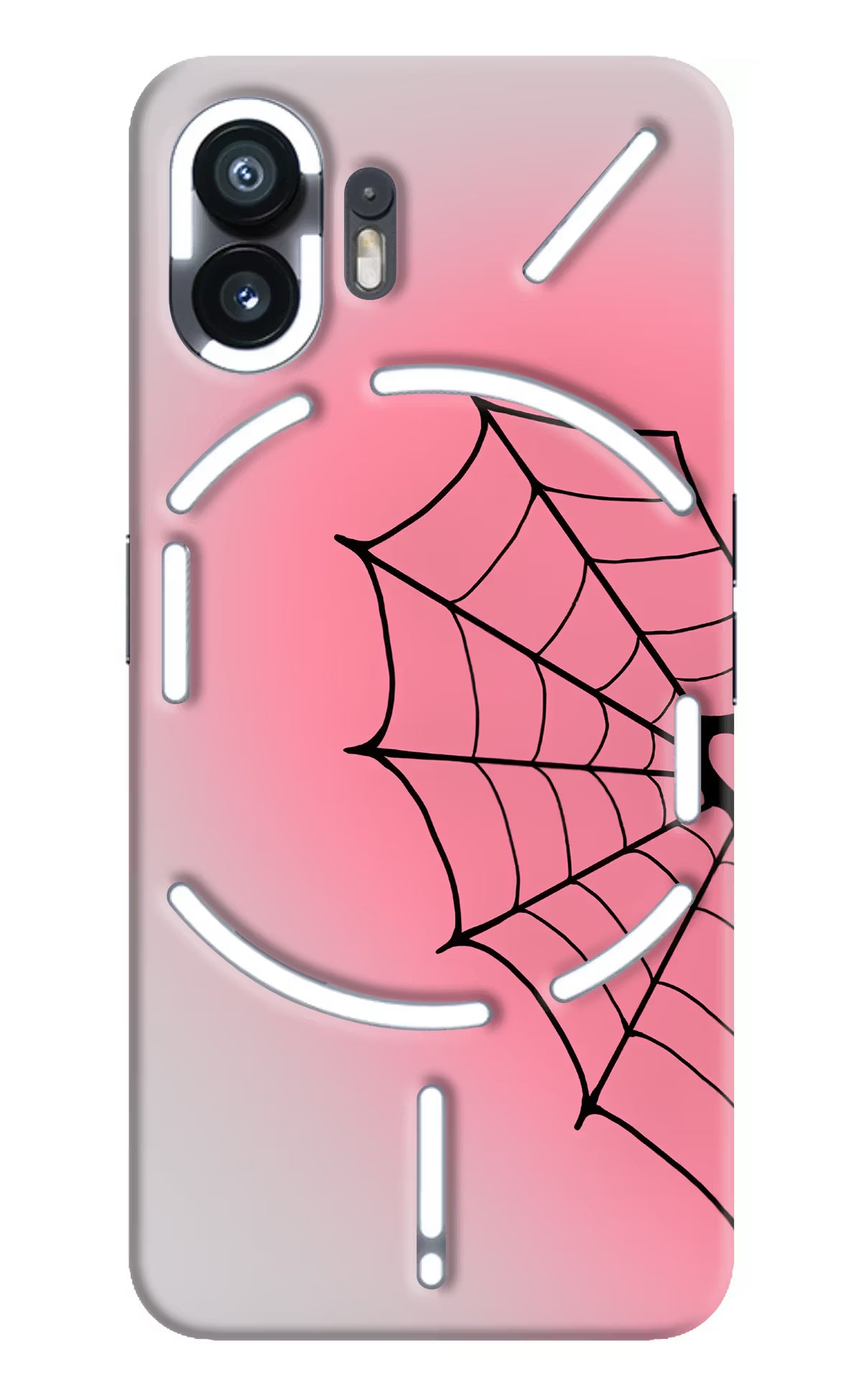 Pink Web Nothing Phone 2 Back Cover