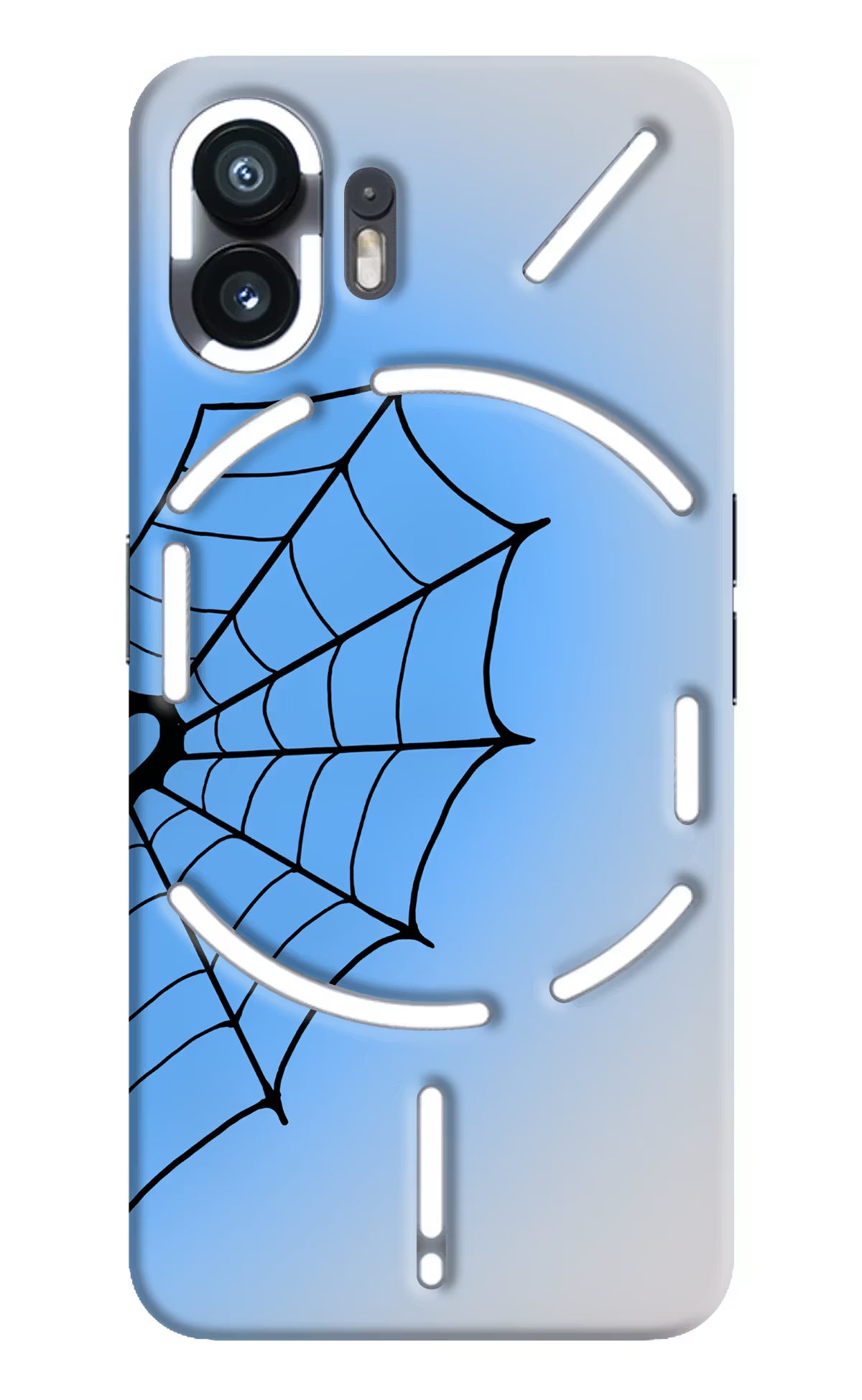 Blue Web Nothing Phone 2 Back Cover