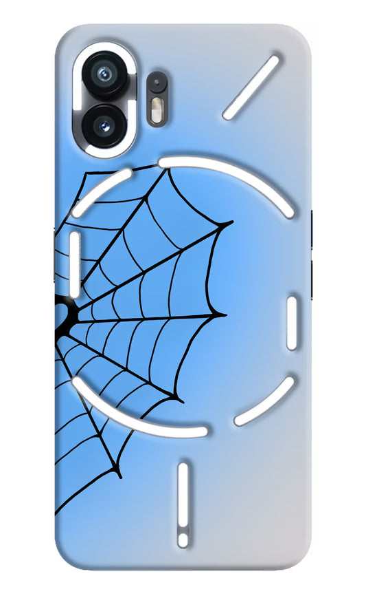 Blue Web Nothing Phone 2 Hard Case Back Cover by Casekaro
