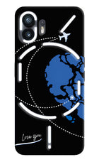 Love Orbit Nothing Phone 2 Hard Case Back Cover by Casekaro