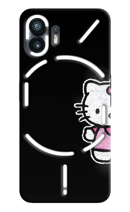 Kitty Charm Nothing Phone 2 Hard Case Back Cover by Casekaro