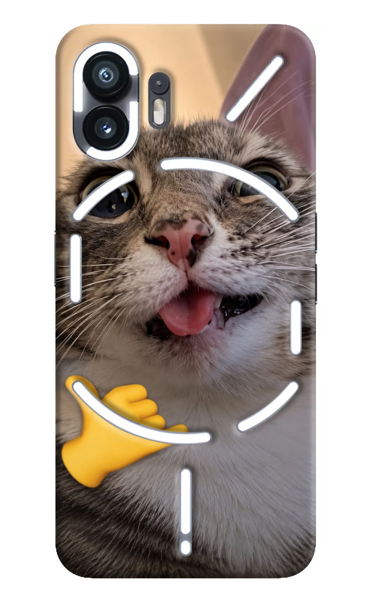 Silly Cat Call Nothing Phone 2 Back Cover