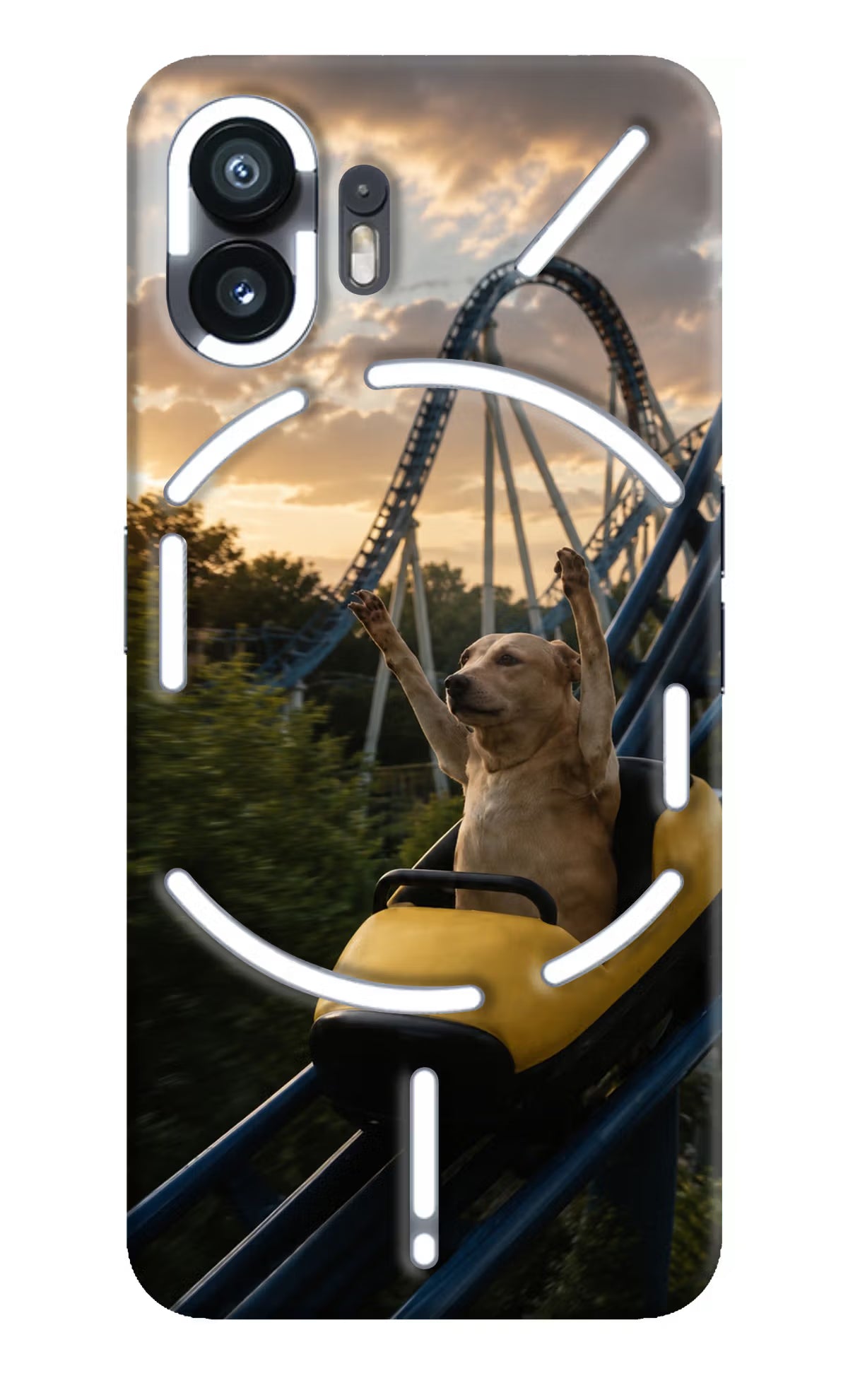 Rollercoaster Dog Nothing Phone 2 Back Cover