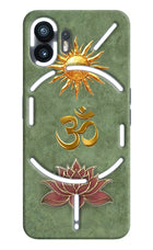 Om & Lotus Nothing Phone 2 Back Cover