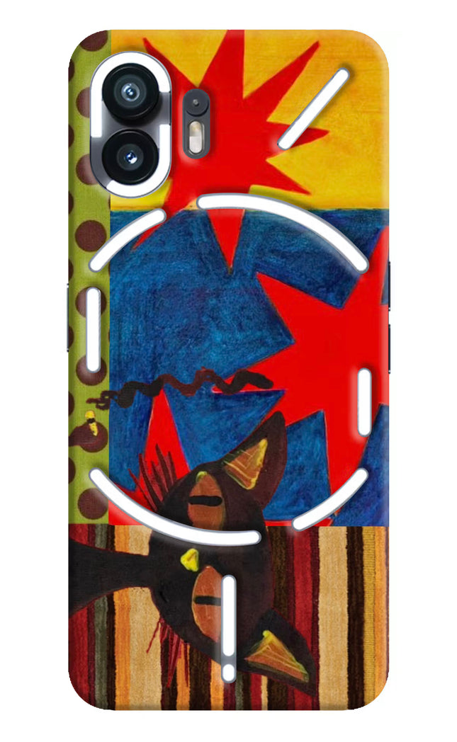 Pop Cat Nothing Phone 2 Hard Case Back Cover by Casekaro