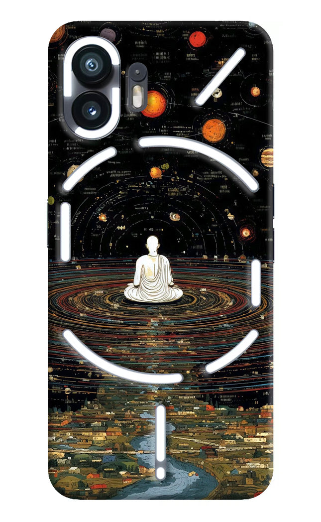 Space Monk Nothing Phone 2 Hard Case Back Cover by Casekaro