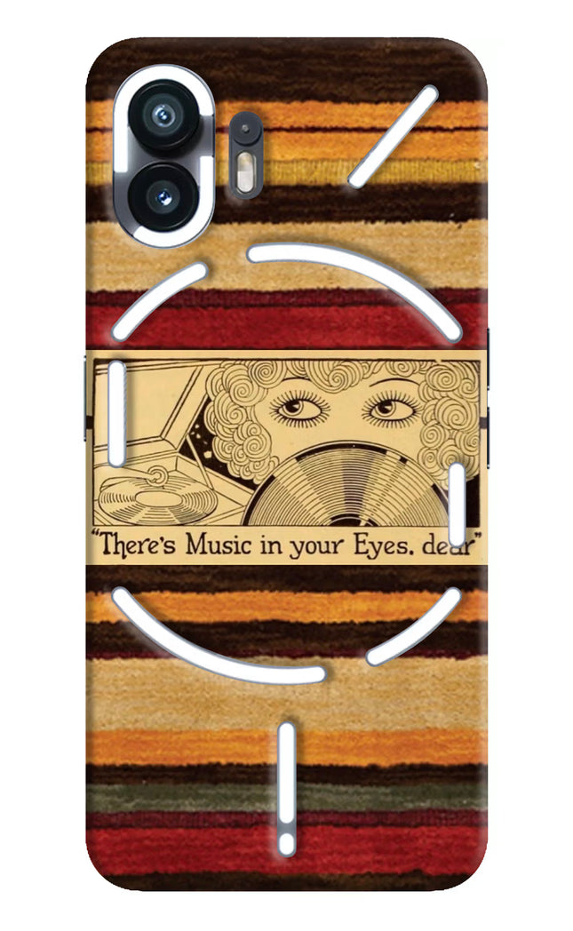 Vinyl Stripes Nothing Phone 2 Hard Case Back Cover by Casekaro