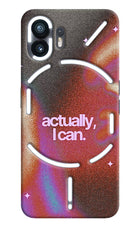 Pink Aura Nothing Phone 2 Back Cover