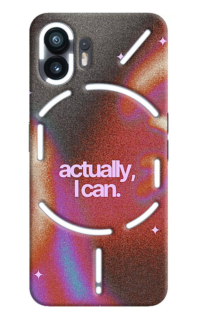 Pink Aura Nothing Phone 2 Hard Case Back Cover by Casekaro