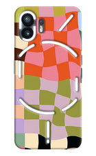 Wavy Grid Nothing Phone 2 Back Cover