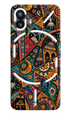 Folk Print Nothing Phone 2 Hard Case Back Cover by Casekaro