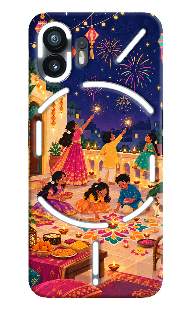 Diwali Night Nothing Phone 2 Hard Case Back Cover by Casekaro
