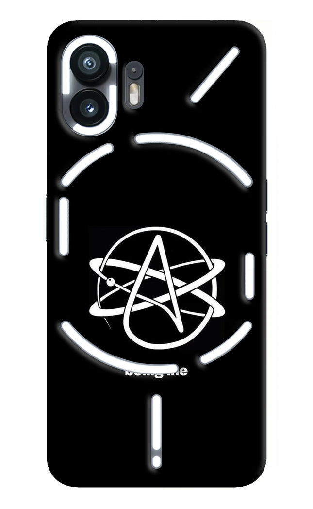 Atheist Symbol Nothing Phone 2 Hard Case Back Cover by Casekaro
