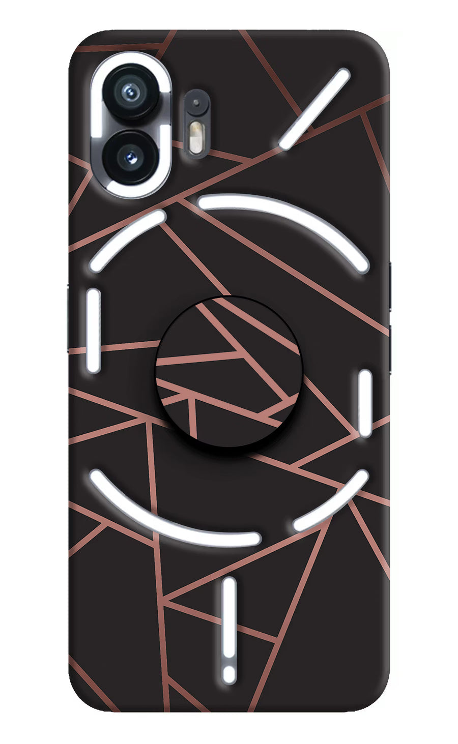 Geometric Pattern Nothing Phone 2 Pop Case, Hard case