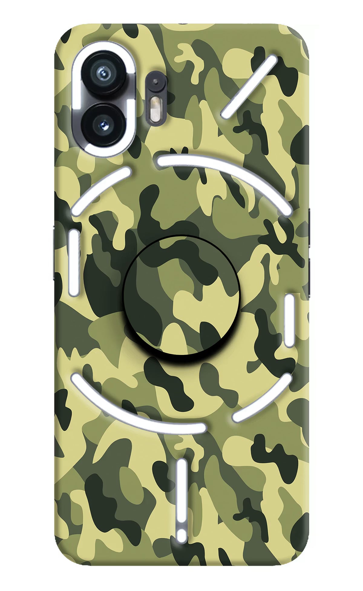 Camouflage Nothing Phone 2 Pop Case by Casekaro