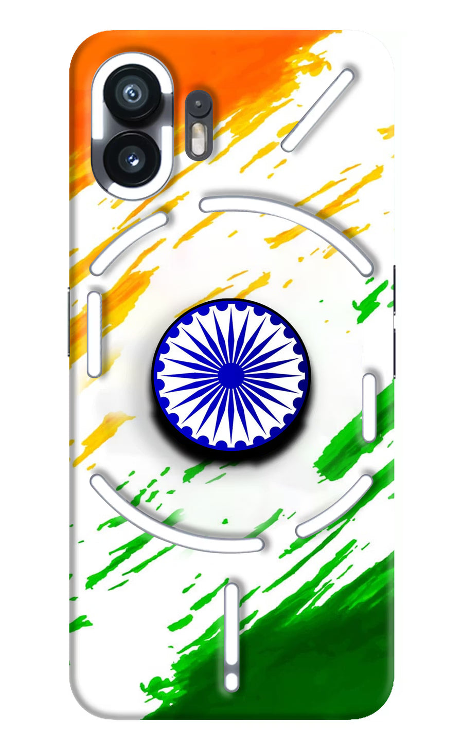 Indian Flag Ashoka Chakra Nothing Phone 2 Pop Case, Hard case