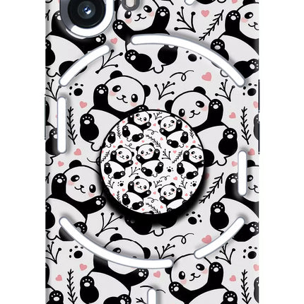 Cute Panda Nothing Phone 2 Pop Case by Casekaro