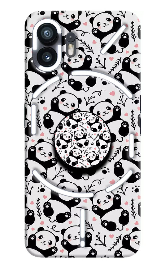 Cute Panda Nothing Phone 2 Pop Case by Casekaro