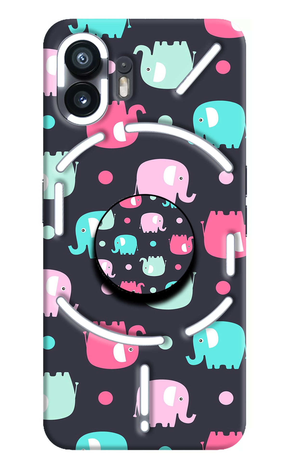 Baby Elephants Nothing Phone 2 Pop Case