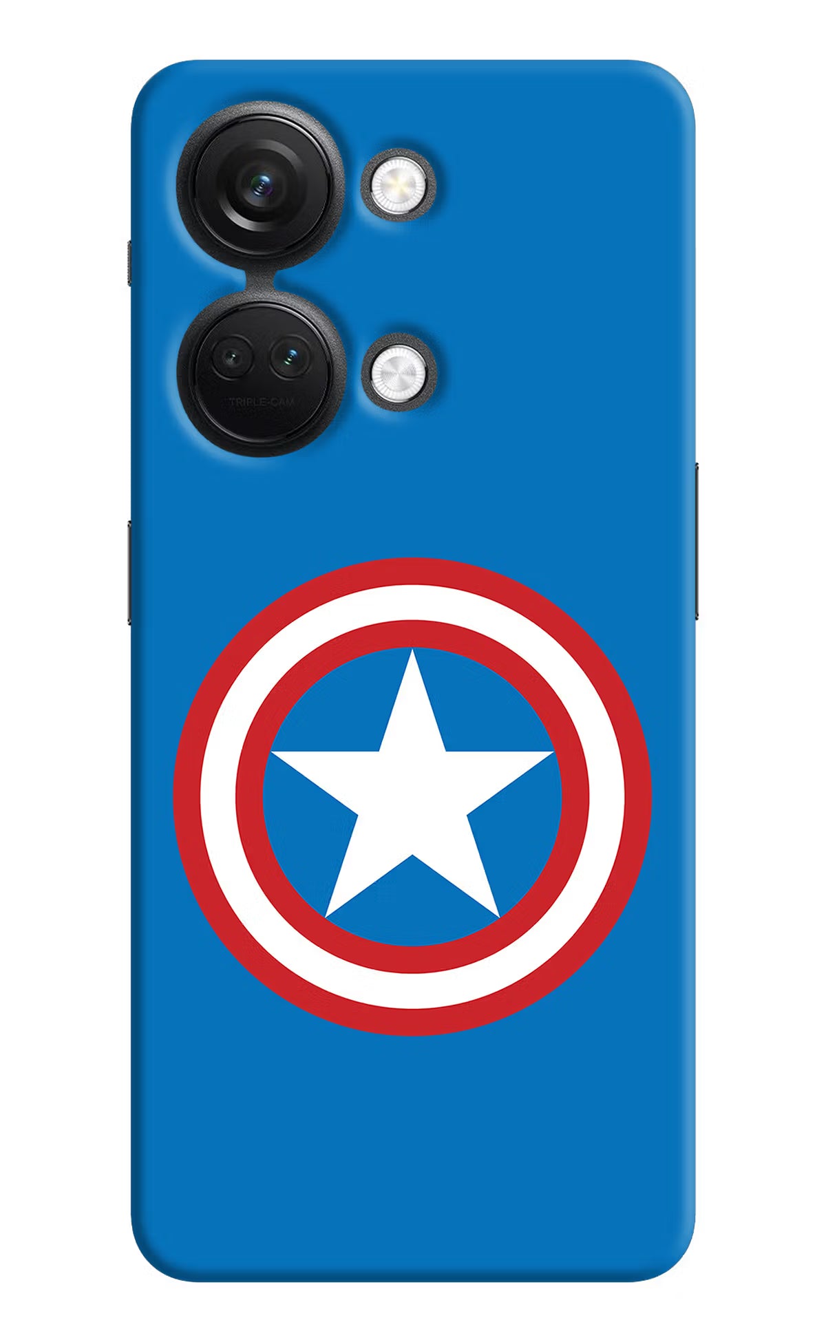 Captain America Logo OnePlus Nord 3 5G Hard Case Back Cover by Casekaro