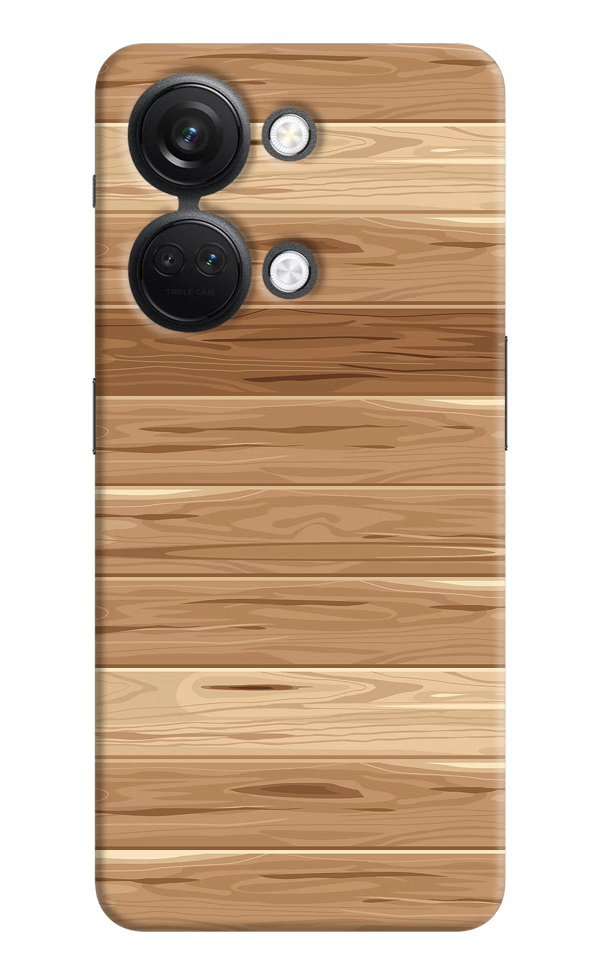 Wooden Vector OnePlus Nord 3 5G Hard Case Back Cover by Casekaro