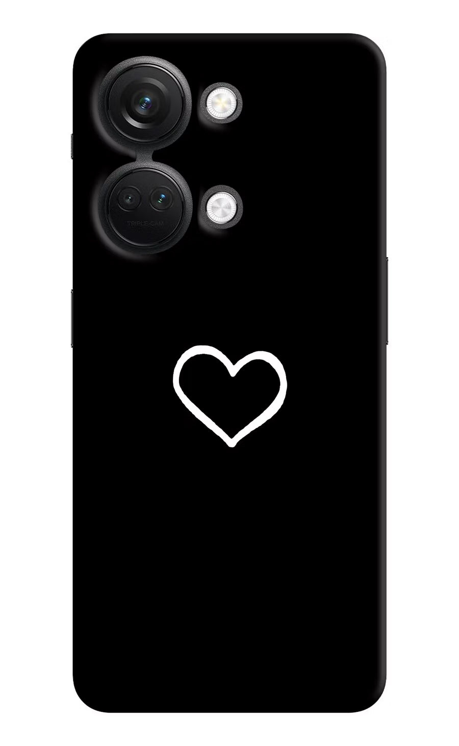 Heart OnePlus Nord 3 5G Back Cover, Hard case