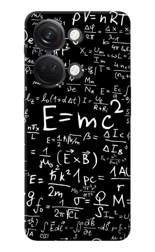 Physics Albert Einstein Formula OnePlus Nord 3 5G Back Cover