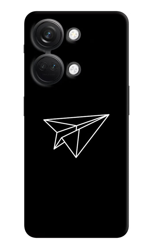 Paper Plane White OnePlus Nord 3 5G Hard Case Back Cover by Casekaro