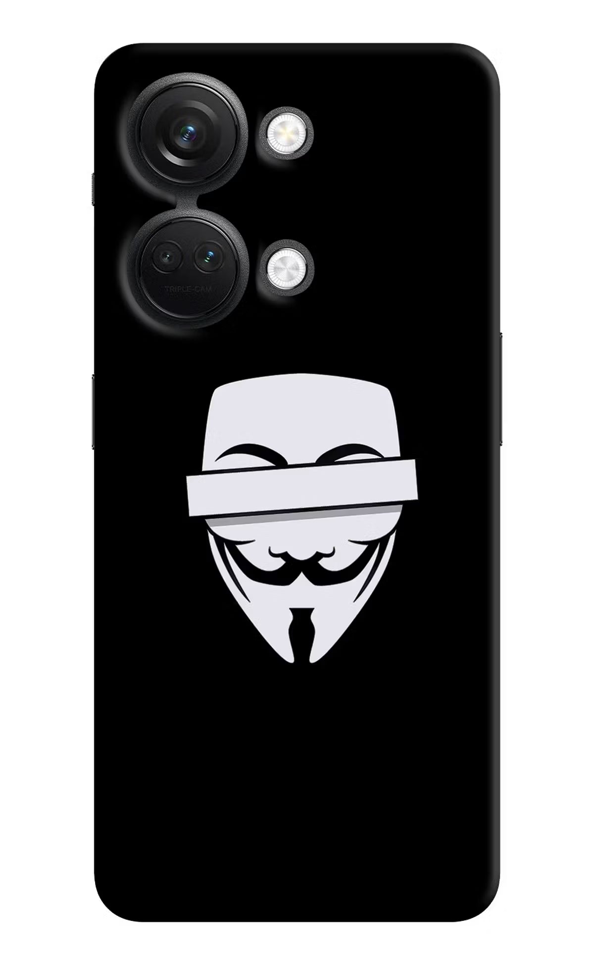 Anonymous Face OnePlus Nord 3 5G Hard Case Back Cover by Casekaro