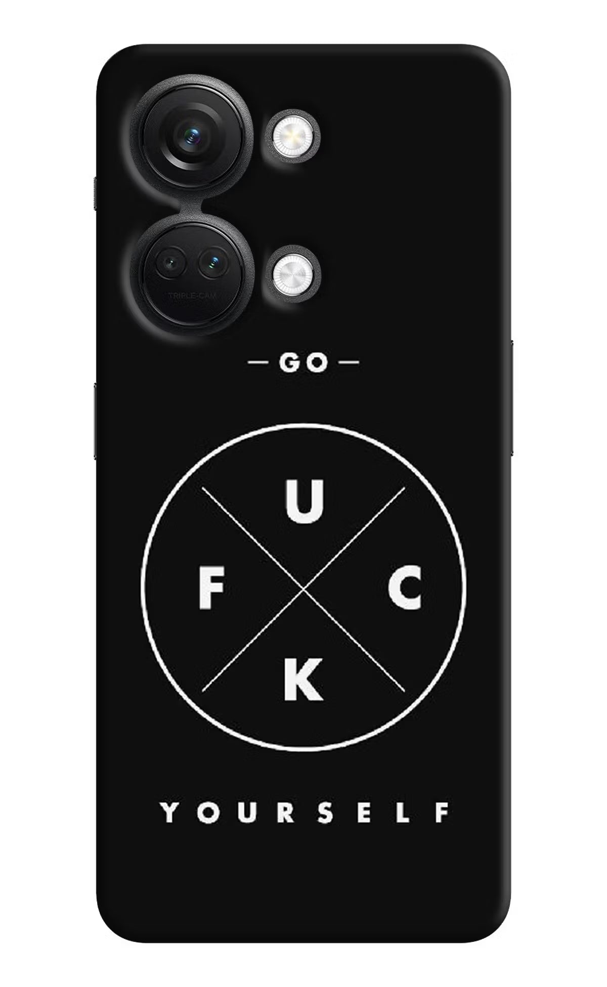 Go Fuck Yourself OnePlus Nord 3 5G Hard Case Back Cover by Casekaro