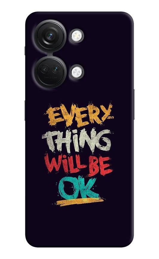 Everything Will Be Ok OnePlus Nord 3 5G Hard Case Back Cover by Casekaro