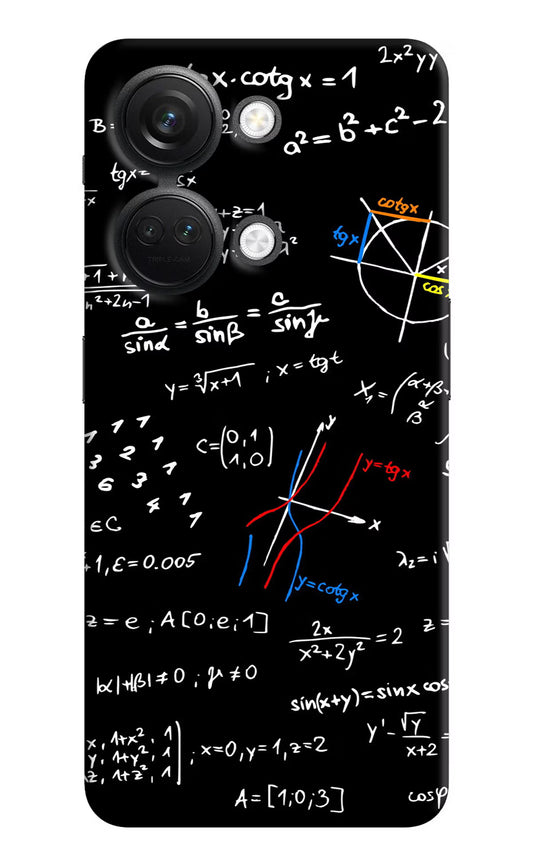 Mathematics Formula OnePlus Nord 3 5G Hard Case Back Cover by Casekaro