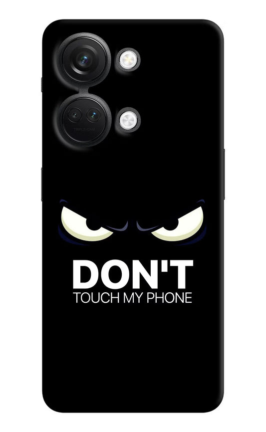 Don'T Touch My Phone OnePlus Nord 3 5G Hard Case Back Cover by Casekaro