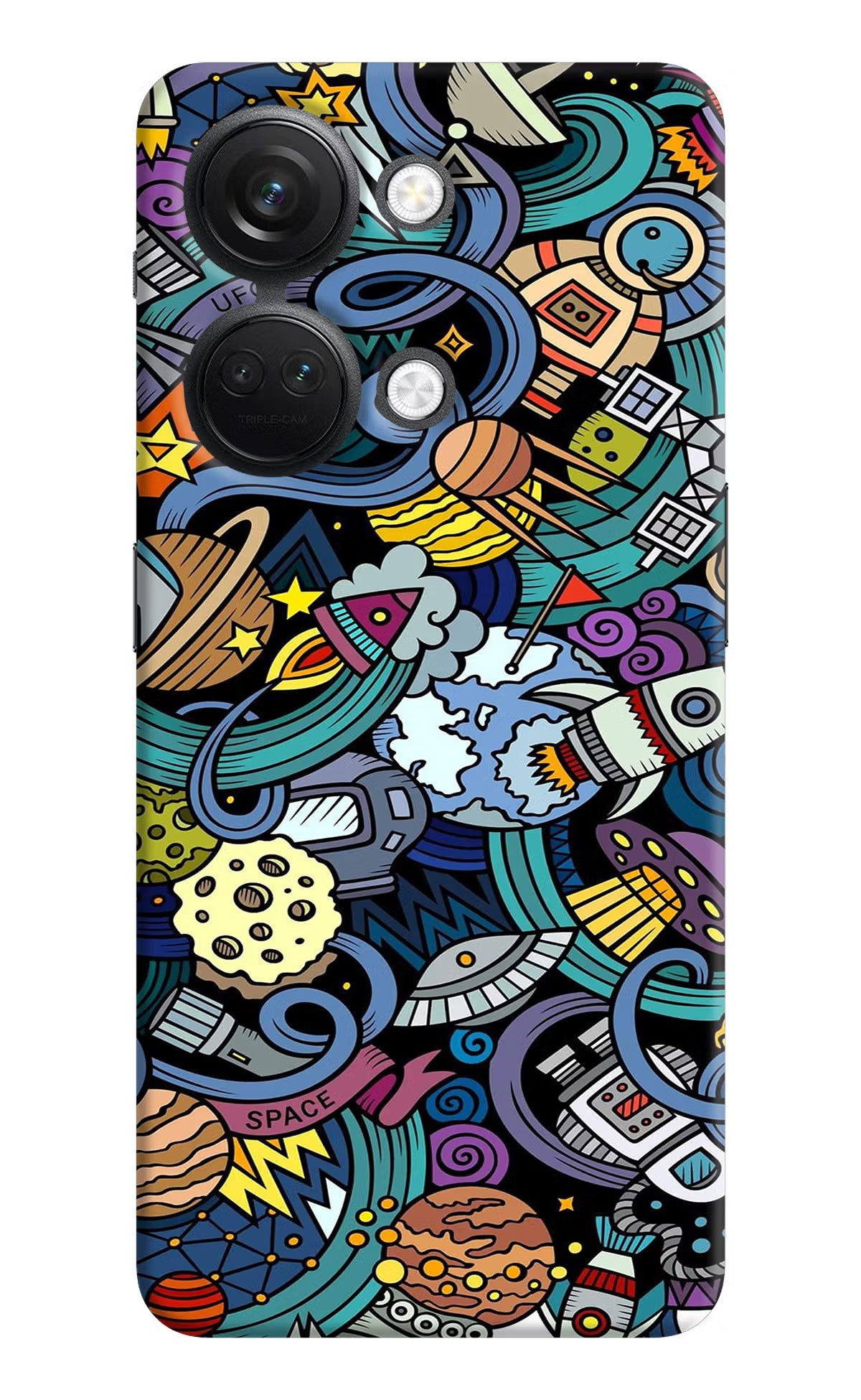 Space Abstract OnePlus Nord 3 5G Hard Case Back Cover by Casekaro
