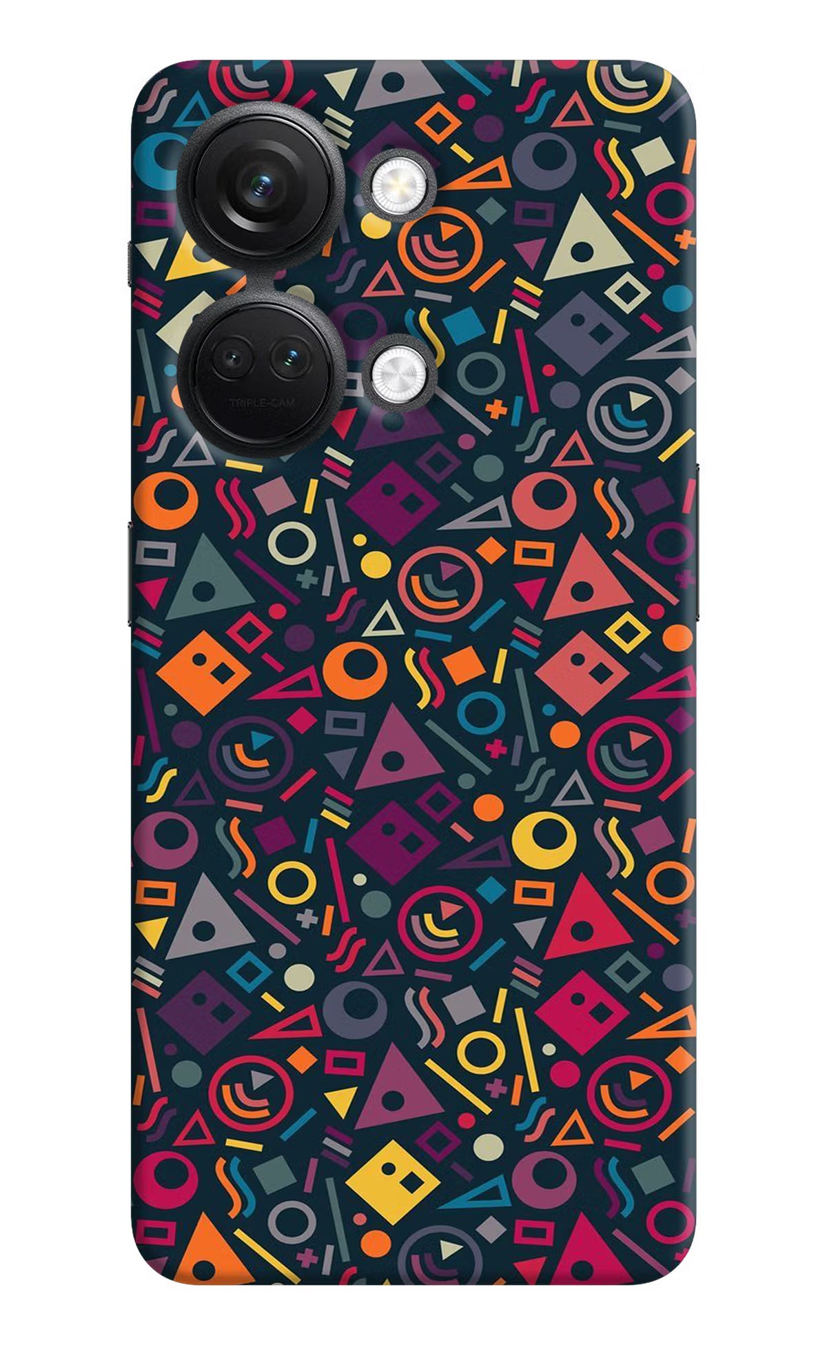 Geometric Abstract OnePlus Nord 3 5G Hard Case Back Cover by Casekaro