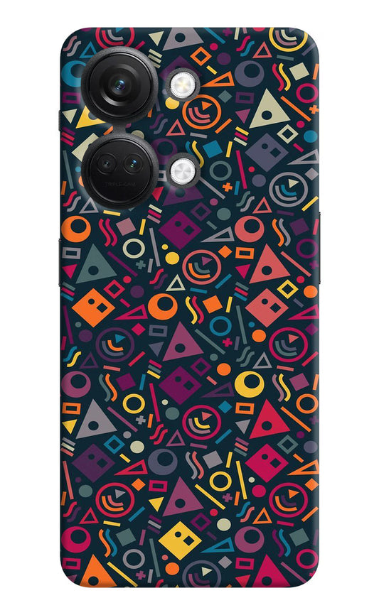 Geometric Abstract OnePlus Nord 3 5G Hard Case Back Cover by Casekaro
