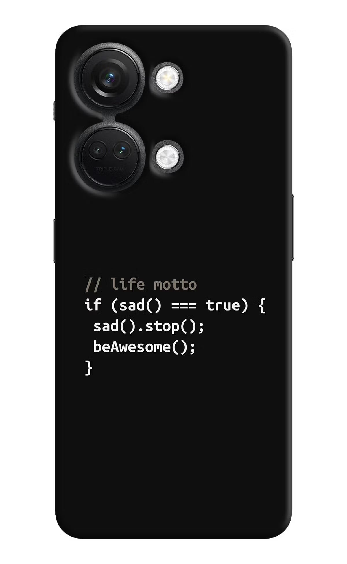 Life Motto Code OnePlus Nord 3 5G Hard Case Back Cover by Casekaro