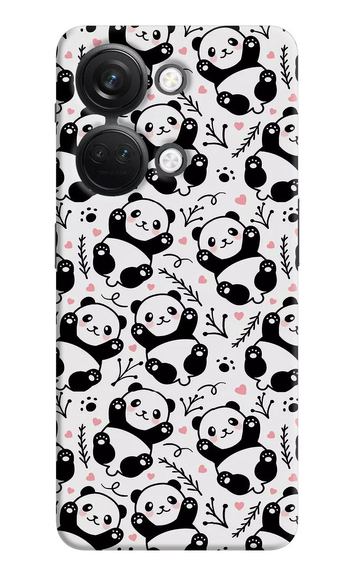 Cute Panda OnePlus Nord 3 5G Hard Case Back Cover by Casekaro