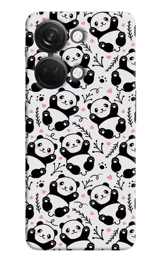 Cute Panda OnePlus Nord 3 5G Hard Case Back Cover by Casekaro
